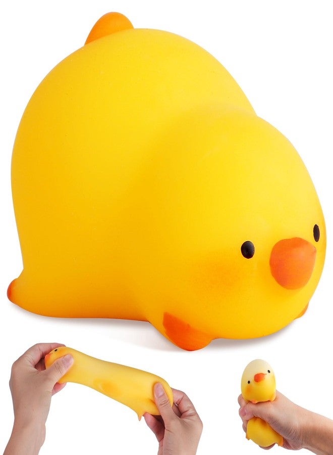 AiSiXin Duck Squishy Stress Balls for Kids and Adults, Dough Ball,Squishy Toys, Squeeze Sensory Toys, Animal Squeeze Stress Balls Fidget Toys for Anxiety Relief, Stress Ball for Autism ADD/ADHD - Image 1
